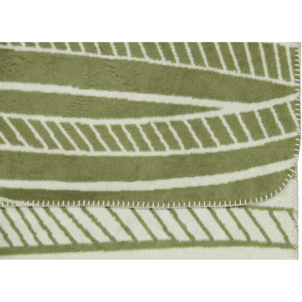 Villeroy & Boch Wohndecken Willow - Farbe: Olive Green - 150x200 cm
