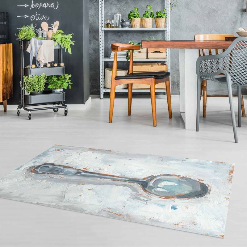 Vinylteppich Impressionistisches Besteck - Löffel