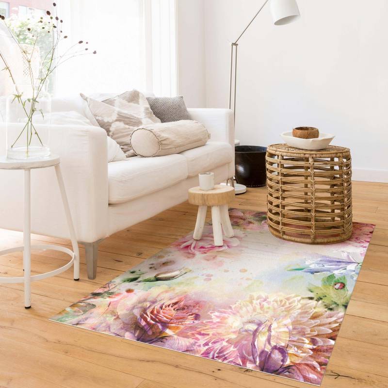 Vinylteppich Floral Watercolor