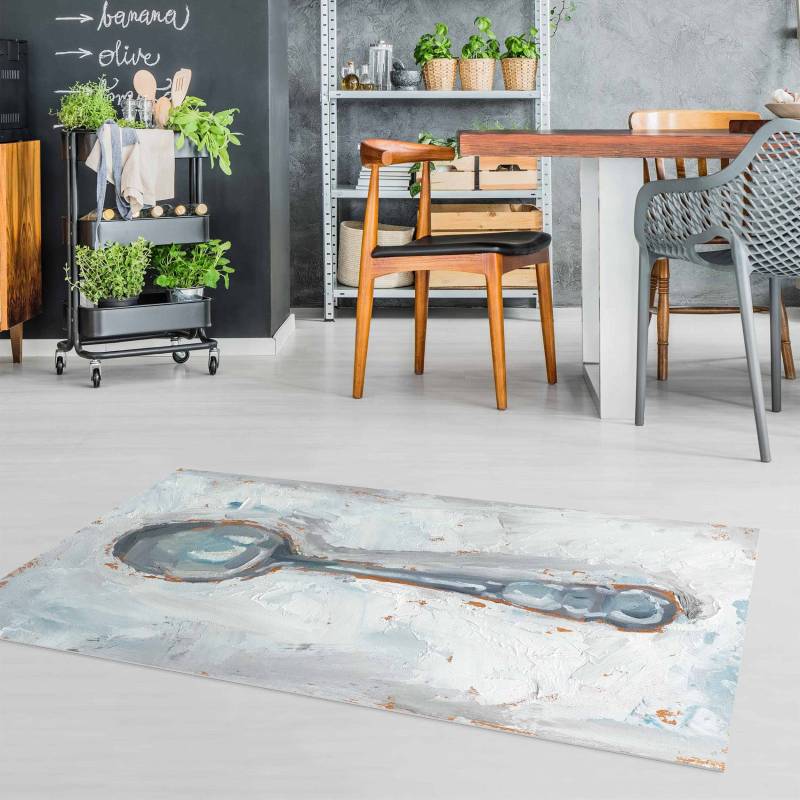 Vinylteppich Impressionistisches Besteck - Löffel