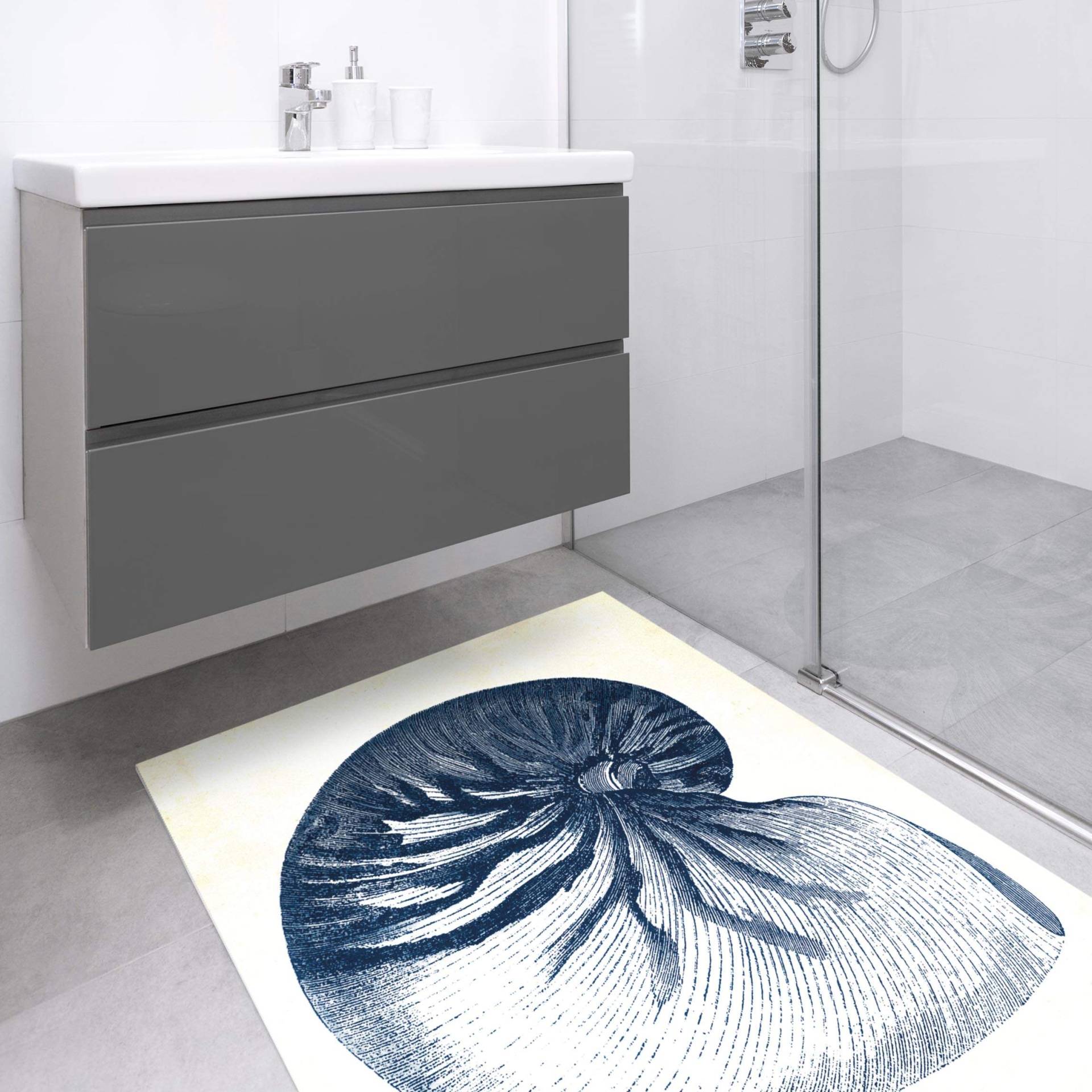 Vinylteppich Strandgut in Navy V