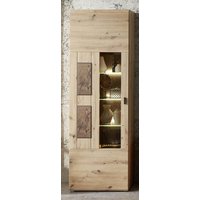 Vitrine 1-trg 65cm MADERA von Wohn-Concept Artisan Eiche / Hirnholz