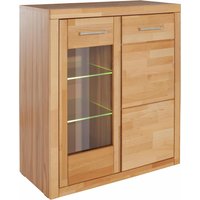 Home affaire Vitrine "Logo,100cm hoch,42 cm tief,Fronten Massivholz,6Fächer,Böden variabel" Korpus aus Holzwerkstoff,Griffe und Scharniere aus Metall Home affaire Vitrine "Logo,100cm hoch,42 cm tief,Fronten Massivholz,6Fächer,Böden variabel" Korpus aus Holzwerkstoff,Griffe und Scharniere aus Metall von home affaire