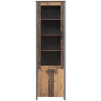 Vitrine CLIF von Forte Old-Wood Vintage / Beton