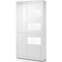 INOSIGN Vitrine "Carat", Höhe 198 cm, zwei Leisten angeliefert, 1 x grau, 1 x weiss von Inosign