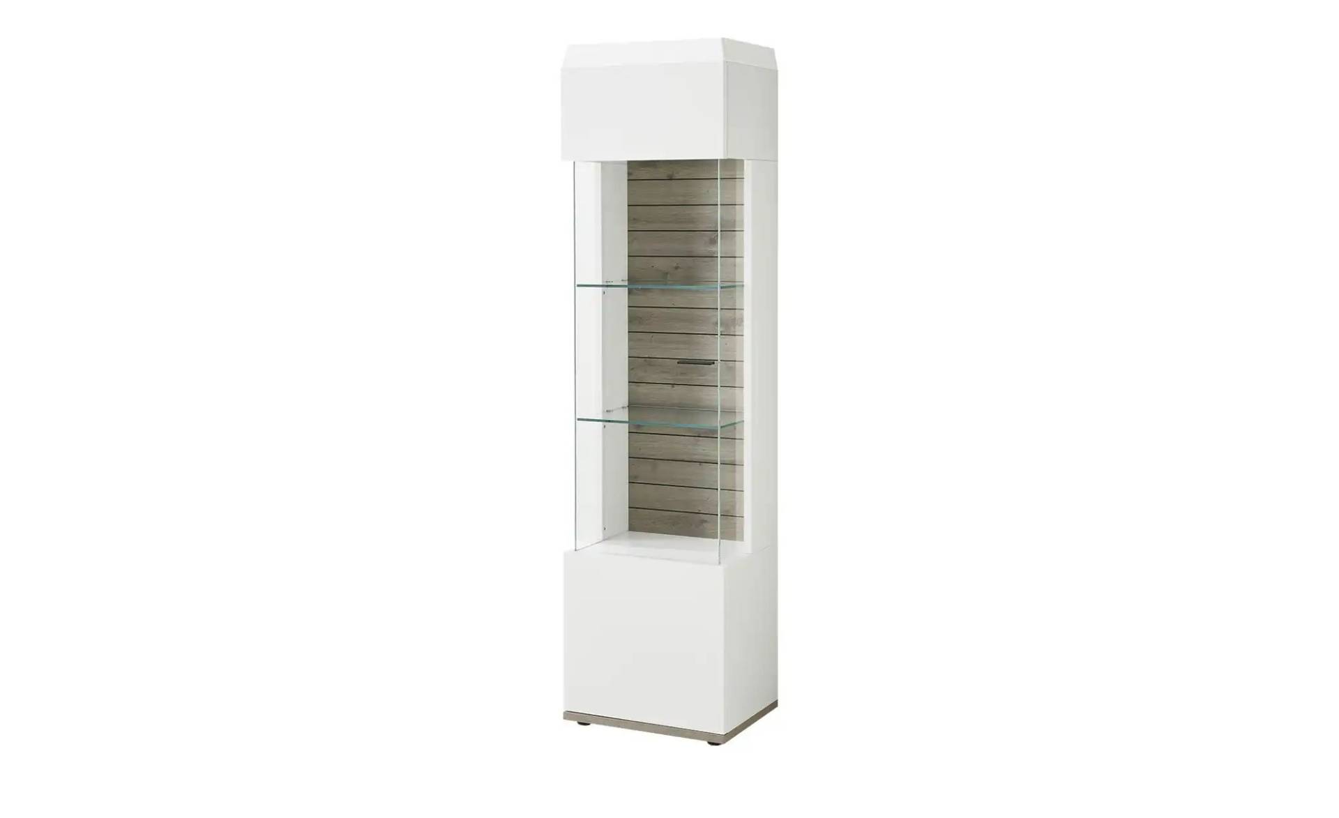 Vitrine  Light Line 2 Neo ¦ weiß ¦ Maße (cm): B: 53 H: 204 T: 41 Kommoden & Sideboards > Vitrinen - Möbel Kraft