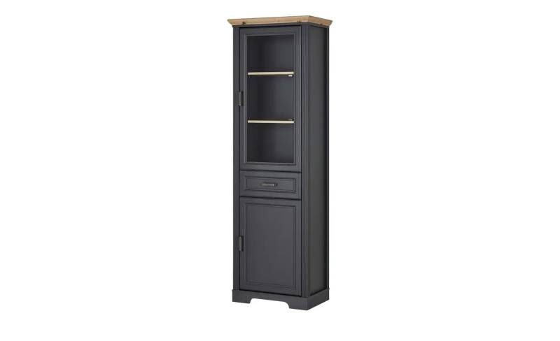 Vitrine   ¦ grau ¦ Maße (cm): B: 66 H: 204 T: 42.0 Schränke > Vitrinen & Anrichten - Möbel Kraft