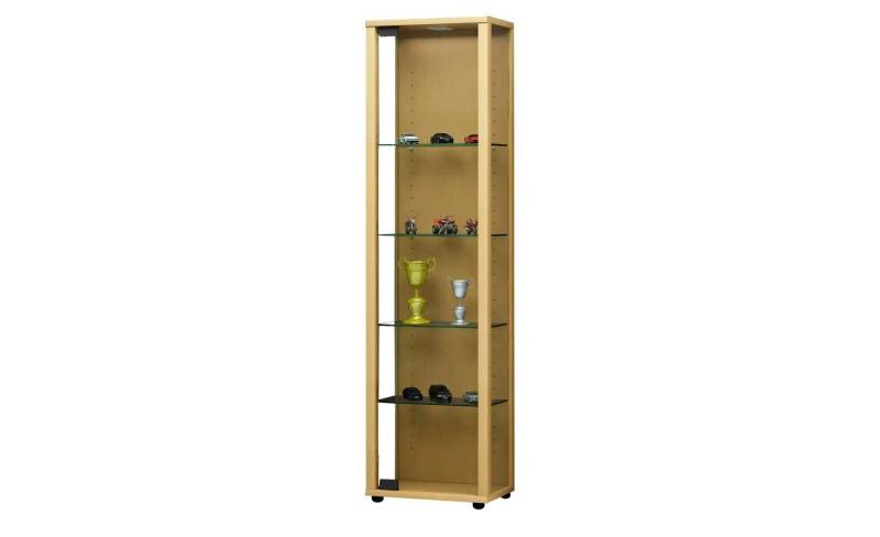 Vitrine   ¦ holzfarben ¦ Maße (cm): B: 33 H: 113 Schränke > Vitrinen & Anrichten - Möbel Kraft