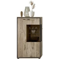 Vitrine links 2-trg 80cm RUBEN von Wohn-Concept Viking Oak Nature