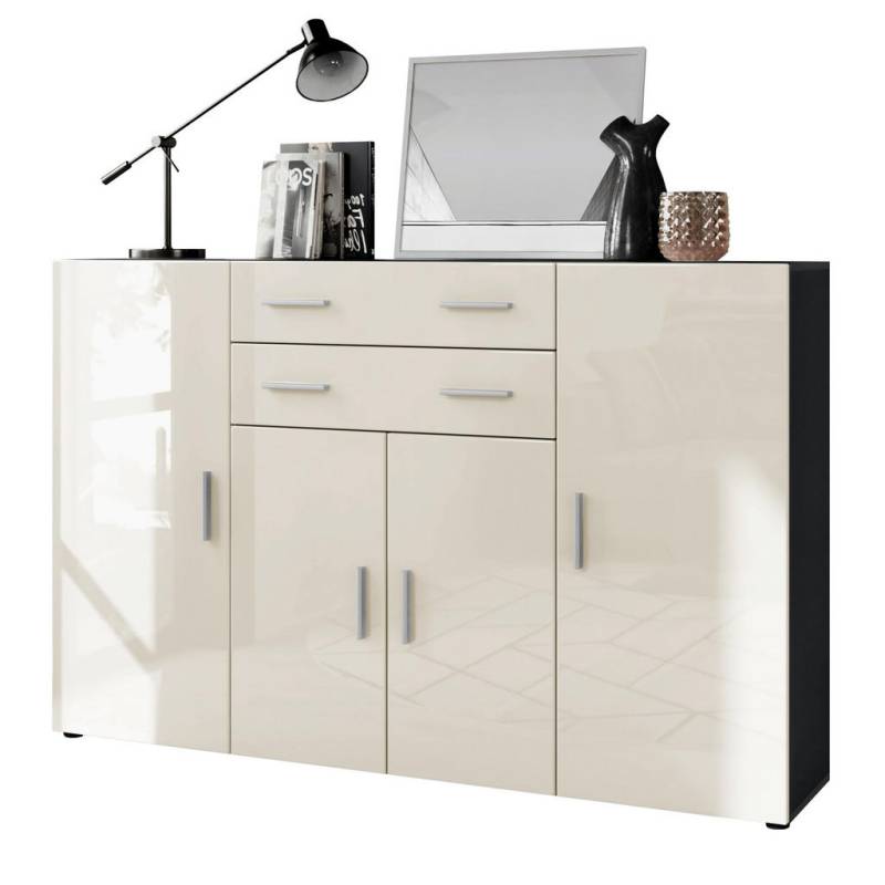 Vladon HIGHBOARD Creme
