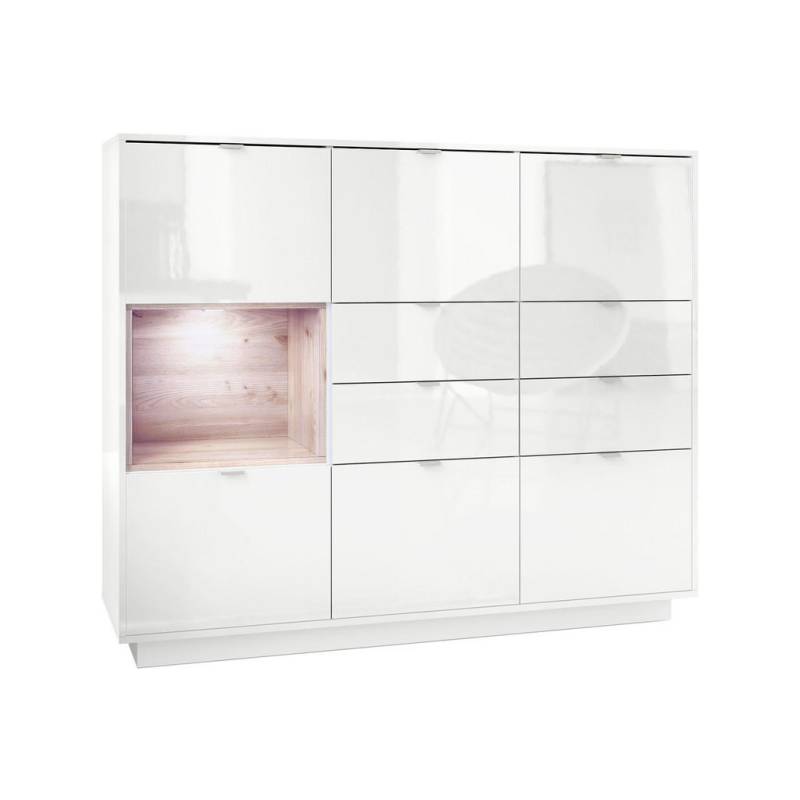 Vladon HIGHBOARD Silbereichen