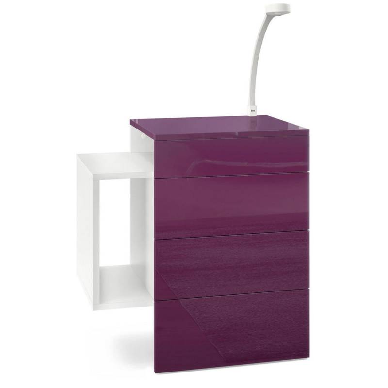 Vladon NACHTTISCH Brombeere