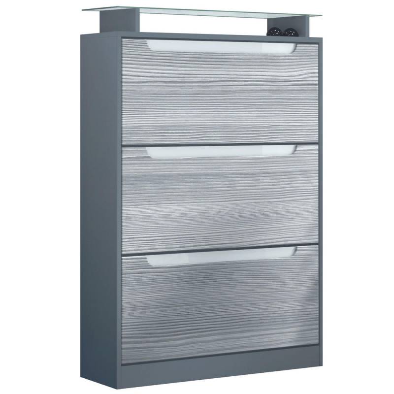 Vladon SCHUHSCHRANK Anthrazit
