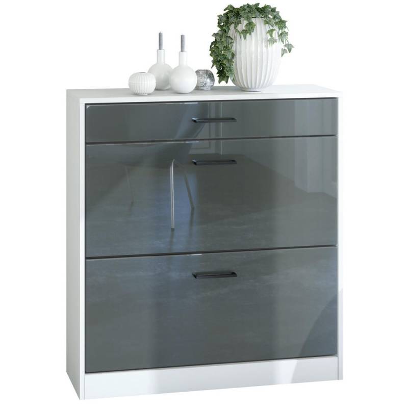 Vladon SCHUHSCHRANK Grau