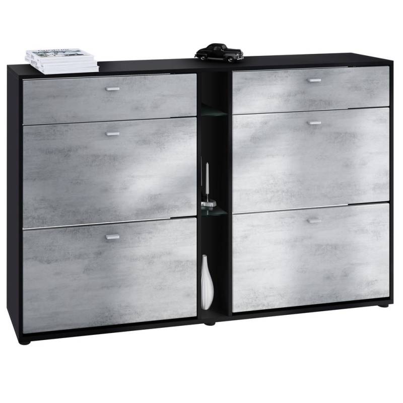Vladon SCHUHSCHRANK Hellgrau