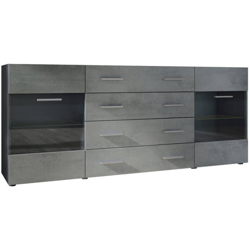 Vladon SIDEBOARD Dunkelgrau