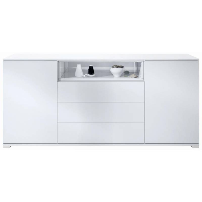 Vladon SIDEBOARD Weiß Hochglanz Vladon SIDEBOARD Weiß Hochglanz