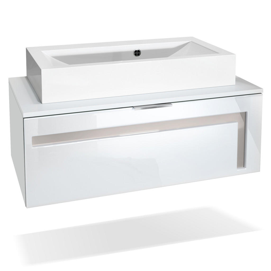 Vladon WASCHBECKENUNTERSCHRANK Sand