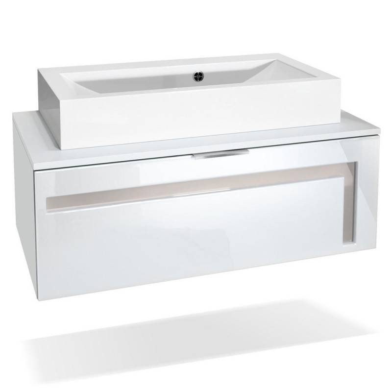 Vladon WASCHBECKENUNTERSCHRANK Sand