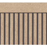 Vliestapete Holzoptik hellbraun schwarz B/L: ca. 106x5000 cm Vliestapete Holzoptik hellbraun schwarz B/L: ca. 106x5000 cm von XXXL