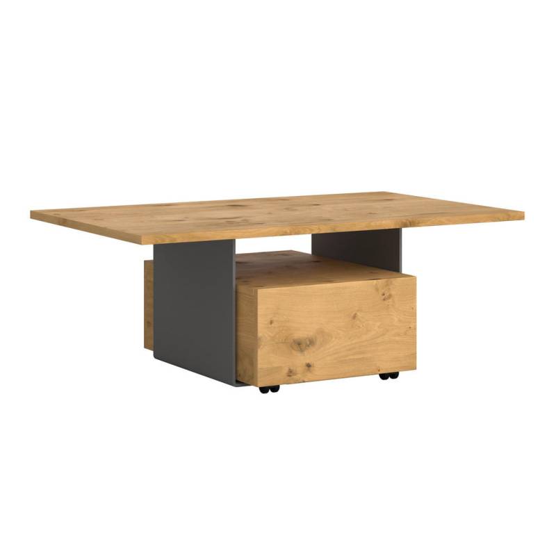 Voglauer COUCHTISCH Anthrazit, Eiche