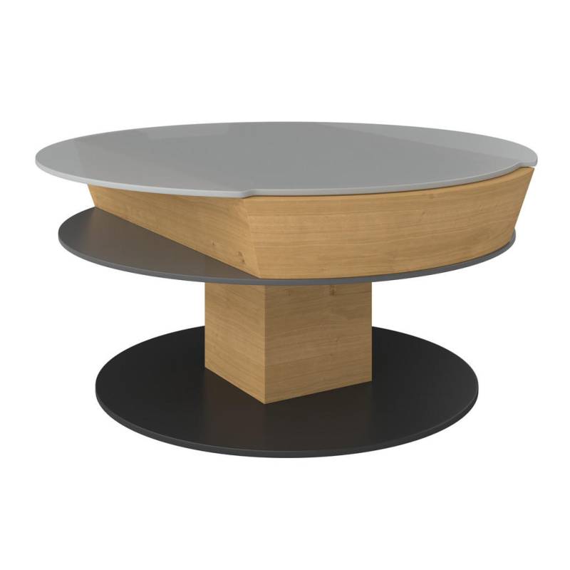 Voglauer COUCHTISCH Grau, Eiche