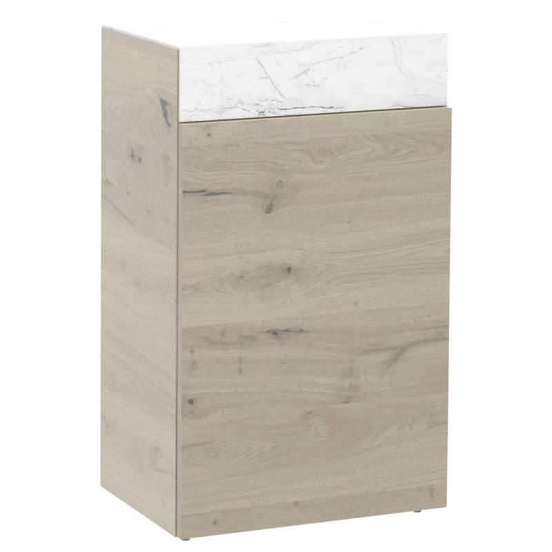 Voglauer SCHUHSCHRANK Weiß, Eiche
