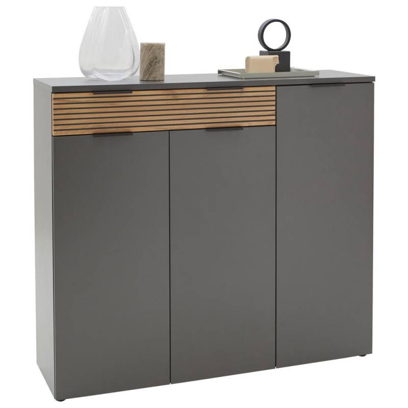 Voleo SCHUHSCHRANK Graphit, Eiche