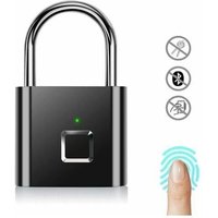 Vorhängeschloss mit Fingerabdruck, IP67 wasserdicht, schlüssellose Sicherheit, per USB wiederaufladbares Schloss, für den Innen- und Außenbereich