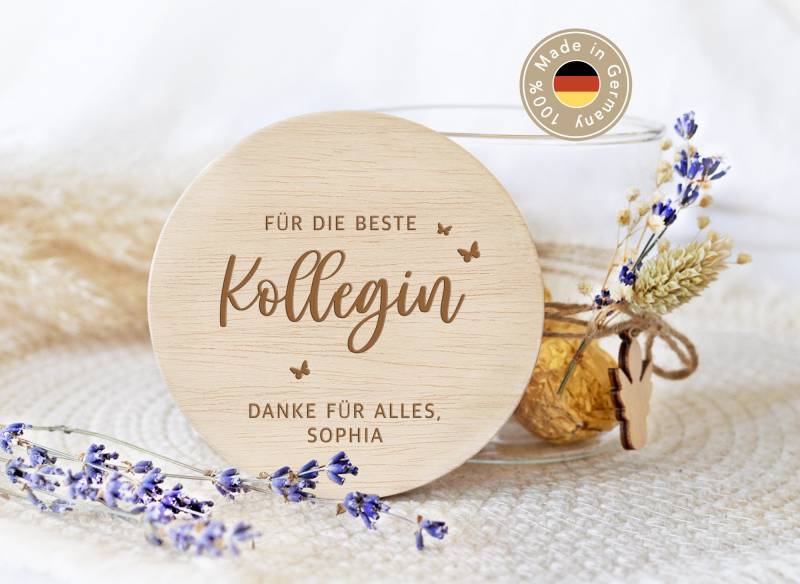 Vorratsglas Für die beste Kollegin mit Wunschname XHG1020