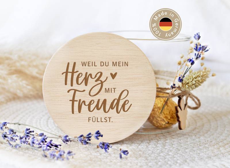 Vorratsglas Weil du mein Herz mit Freude füllst XHG1012