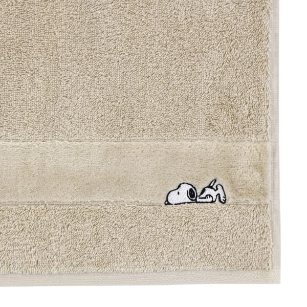 Vossen Handtücher PEANUTS Sleepy Snoopy - Farbe: tibet - 6100 - Set 2x Gästetuch 30x50 cm
