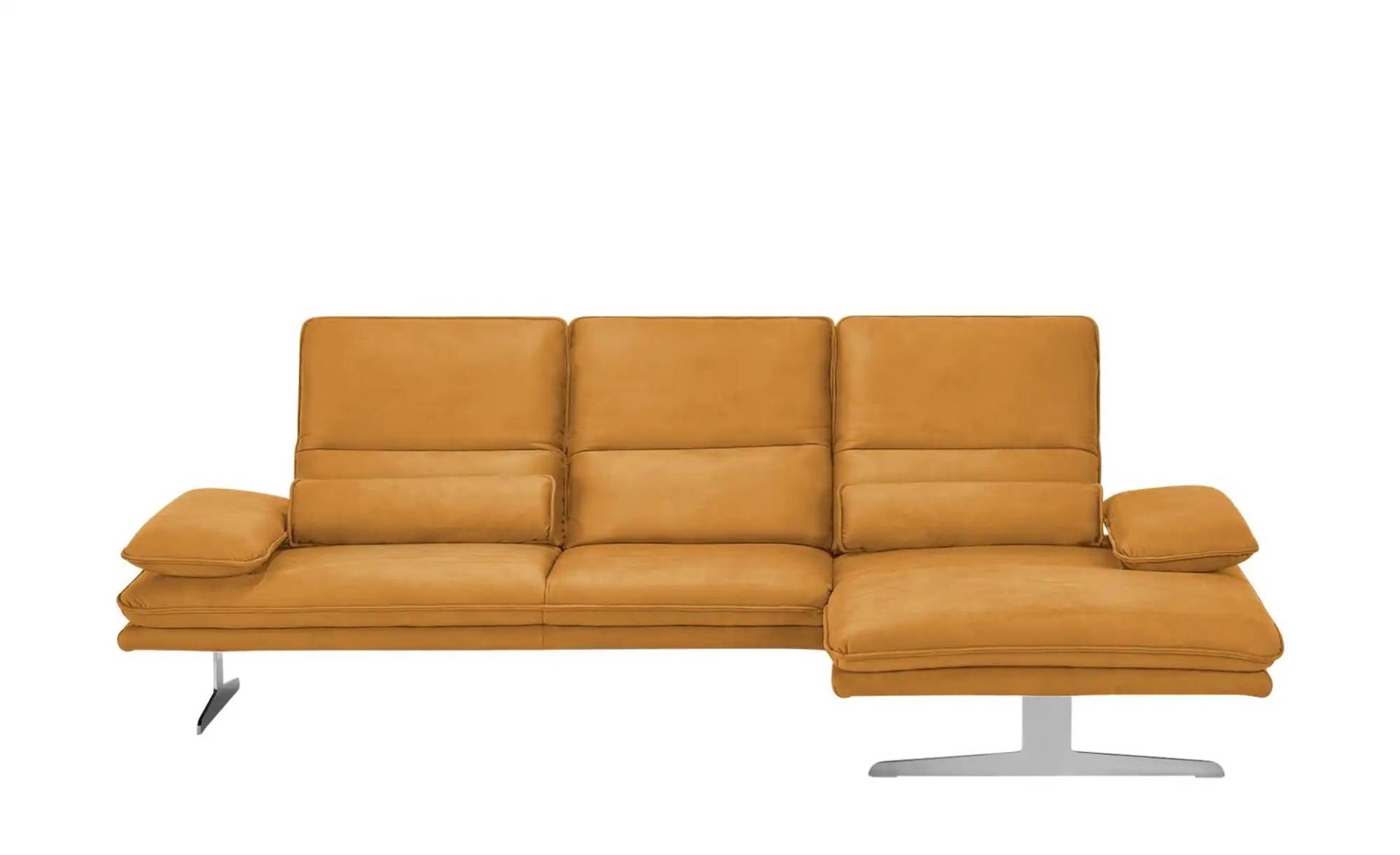 W.SCHILLIG Ecksofa aus Mikrofaser Broadway ¦ orange ¦ Maße (cm): B: 291 H: 94 T: 164.0 Polstermöbel > Sofas > Ecksofas - Möbel Kraft