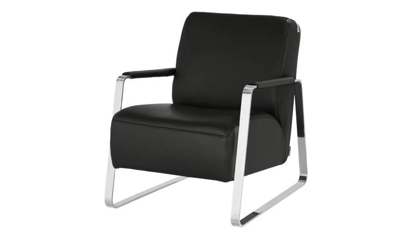 W.SCHILLIG Sessel aus Leder 17350 Quadroo ¦ schwarz ¦ Maße (cm): B: 65 H: 82 T: 82.0 Polstermöbel > Sessel > Fernsehsessel - Möbel Kraft