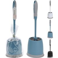 WC-Bürste mit Halter 1 Stück von 3 Sorten unsortiert Weiß / Blau / Schwarz WC-Bürste mit Halter 1 Stück von 3 Sorten unsortiert Weiß / Blau / Schwarz