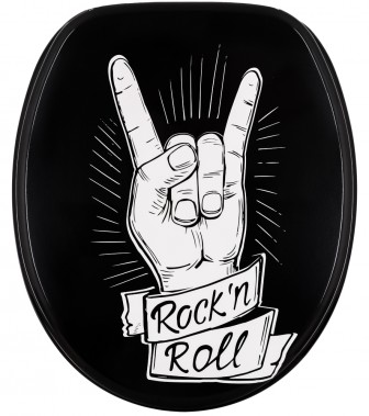 WC-Sitz mit Absenkautomatik Rock n Roll - Premium Toilettendeckel direkt vom Hersteller