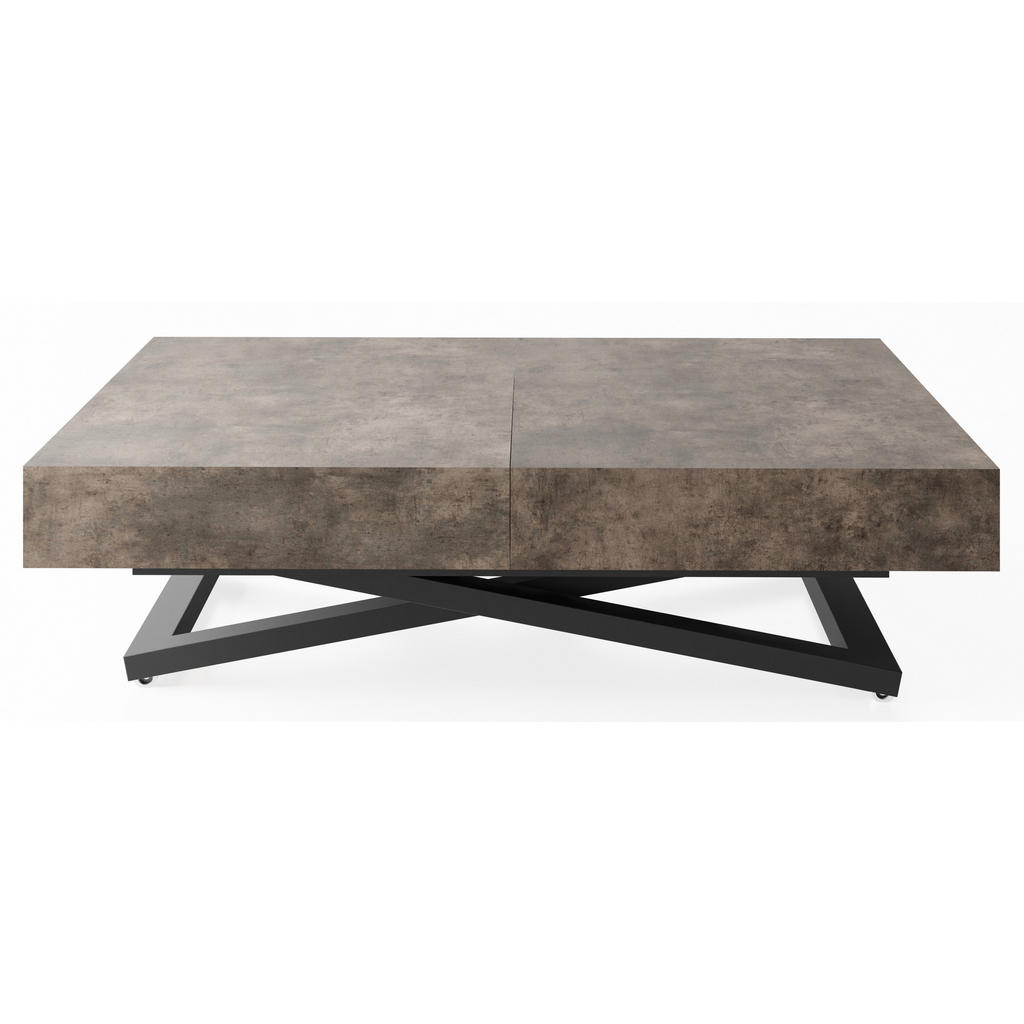 WFL GROUP COUCHTISCH Dunkelgrau