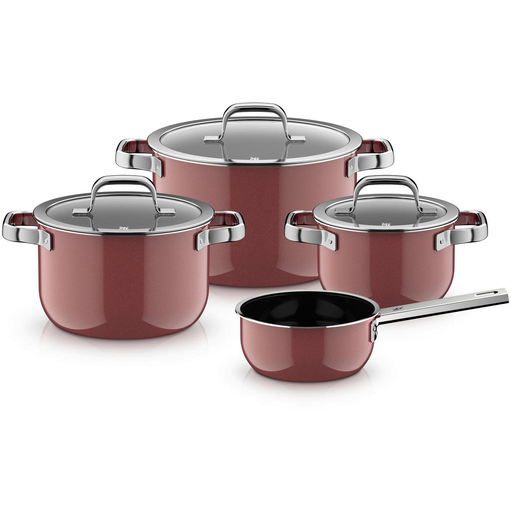 WMF Kochtopfset Fusiontec Mineral, Rosa, Metall, 4-teilig, 30x33x60 cm, Kochen, Töpfe, Topfsets WMF Kochtopfset Fusiontec Mineral, Rosa, Metall, 4-teilig, 30x33x60 cm, Kochen, Töpfe, Topfsets von WMF