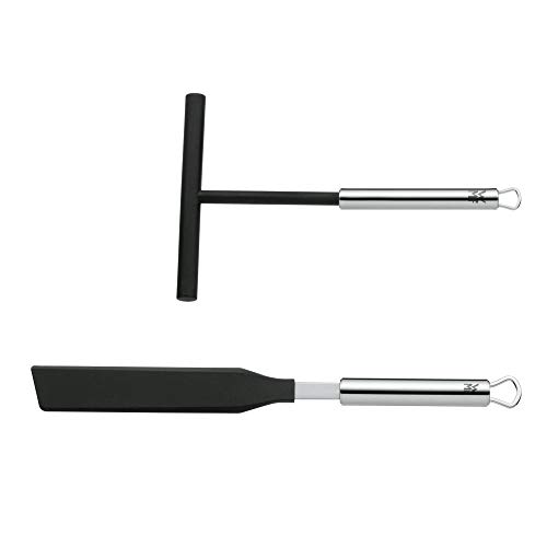 WMF Profi Plus Crepes Zubehör 2-teilig, Crepes Wender mit Crepes Verteiler, Pancake Maker, Cromargan Edelstahl, Kunststoff, spülmaschinengeeignet WMF Profi Plus Crepes Zubehör 2-teilig, Crepes Wender mit Crepes Verteiler, Pancake Maker, Cromargan Edelstahl, Kunststoff, spülmaschinengeeignet von WMF