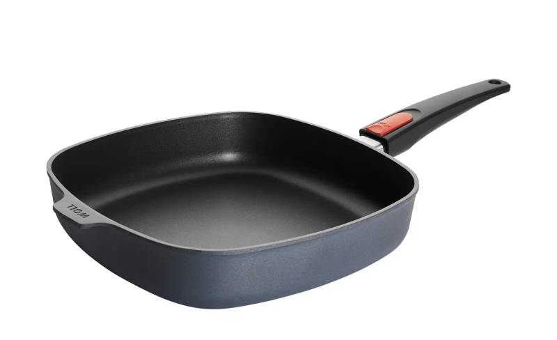 WOLL Gusspfanne viereckig Diamond Lite ¦ schwarz ¦ Aluminium-Guss ¦ Maße (cm): B: 28 H: 6 Töpfe & Pfannen & Zubehör > Pfannen > Bratpfannen - Möbel Kraft