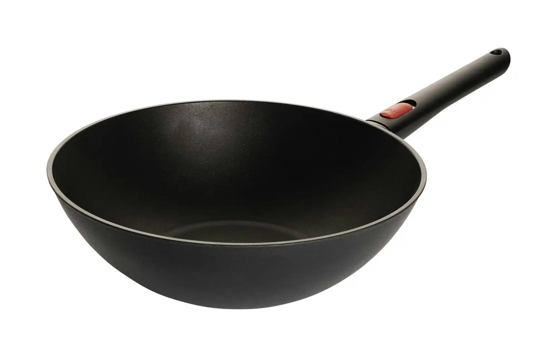 WOLL Wok Ø 30 cm  ¦ schwarz ¦ Aluminium ¦ Maße (cm): H: 10  Ø: 30 Töpfe & Pfannen & Zubehör > Wok - Höffner