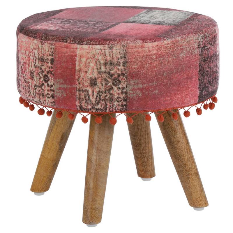 WOMO-DESIGN SITZHOCKER Rot