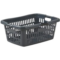 Wäschekorb Ergonomic ca. 40 Liter 1 Stück 2 Sorten unsortiert Anthrazit, Lila Wäschekorb Ergonomic ca. 40 Liter 1 Stück 2 Sorten unsortiert Anthrazit, Lila