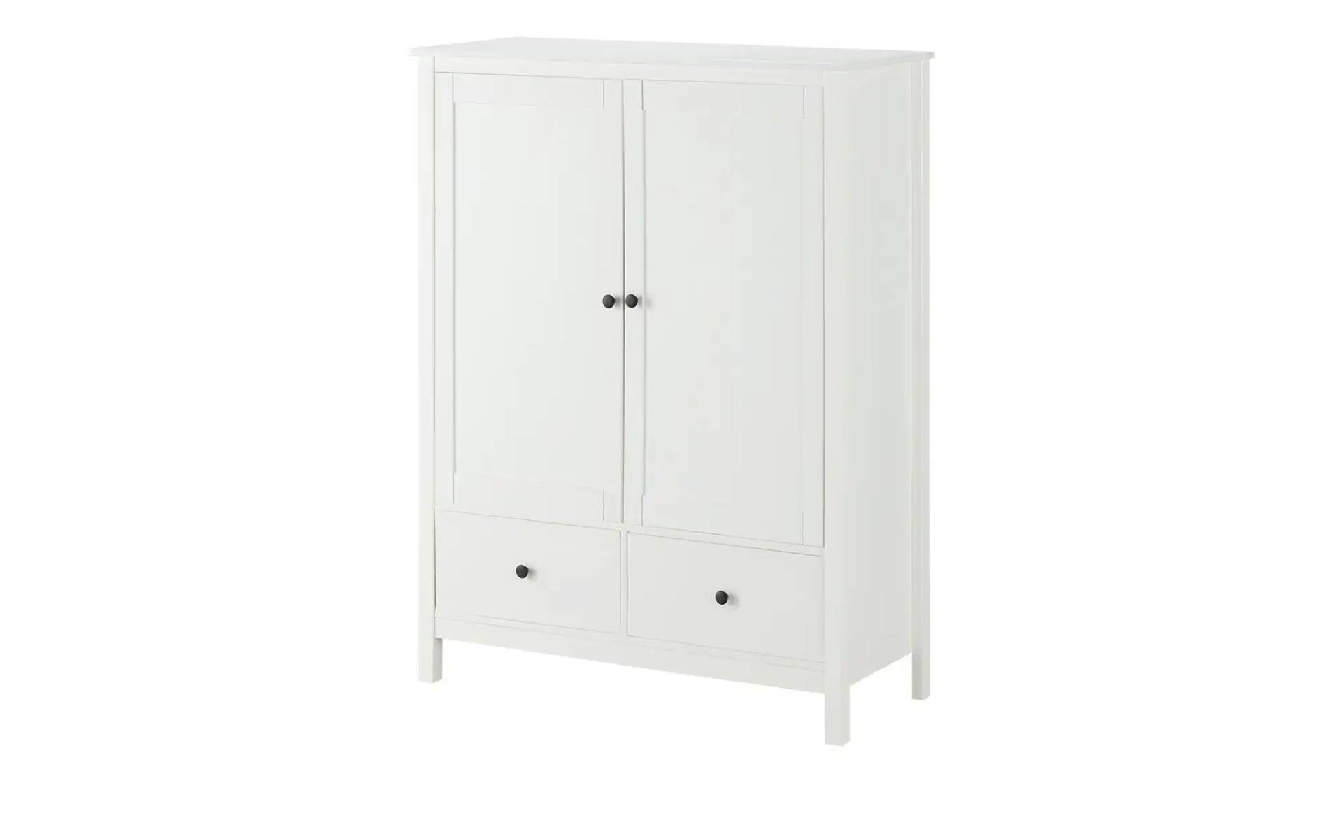 Wäscheschrank Massivholz   ¦ weiß ¦ Maße (cm): B: 106 H: 140 T: 45.0 Kommoden & Sideboards > Kommoden - Möbel Kraft
