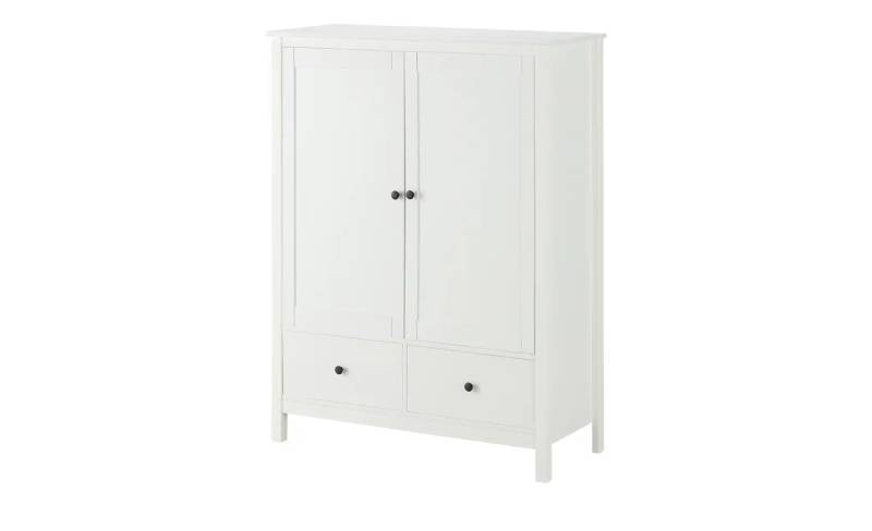 Wäscheschrank Massivholz   ¦ weiß ¦ Maße (cm): B: 106 H: 140 T: 45.0 Kommoden & Sideboards > Kommoden - Möbel Kraft