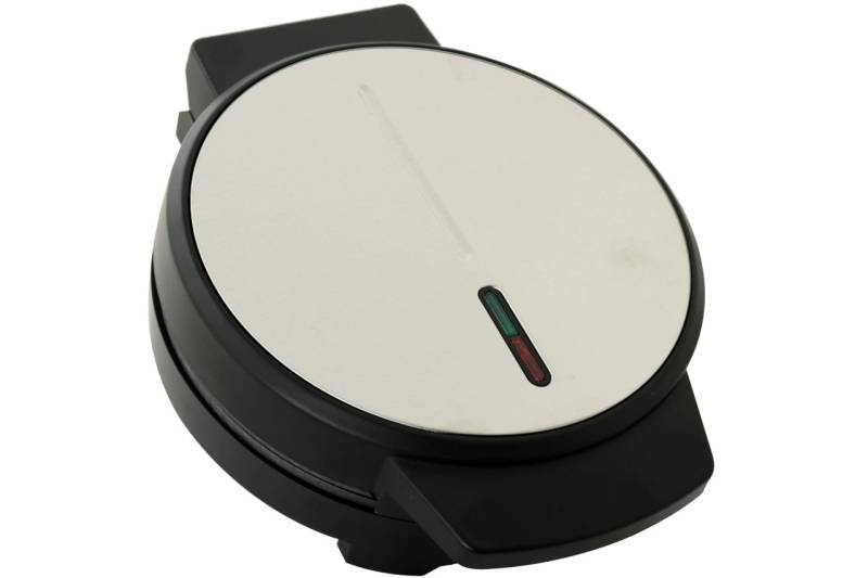 Waffeleisen Deski Edelstahl schwarz 1000 Watt Waffelautomat