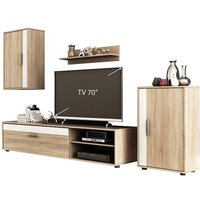 Wall Unit Anemos V Sonoma Eiche/Weiß