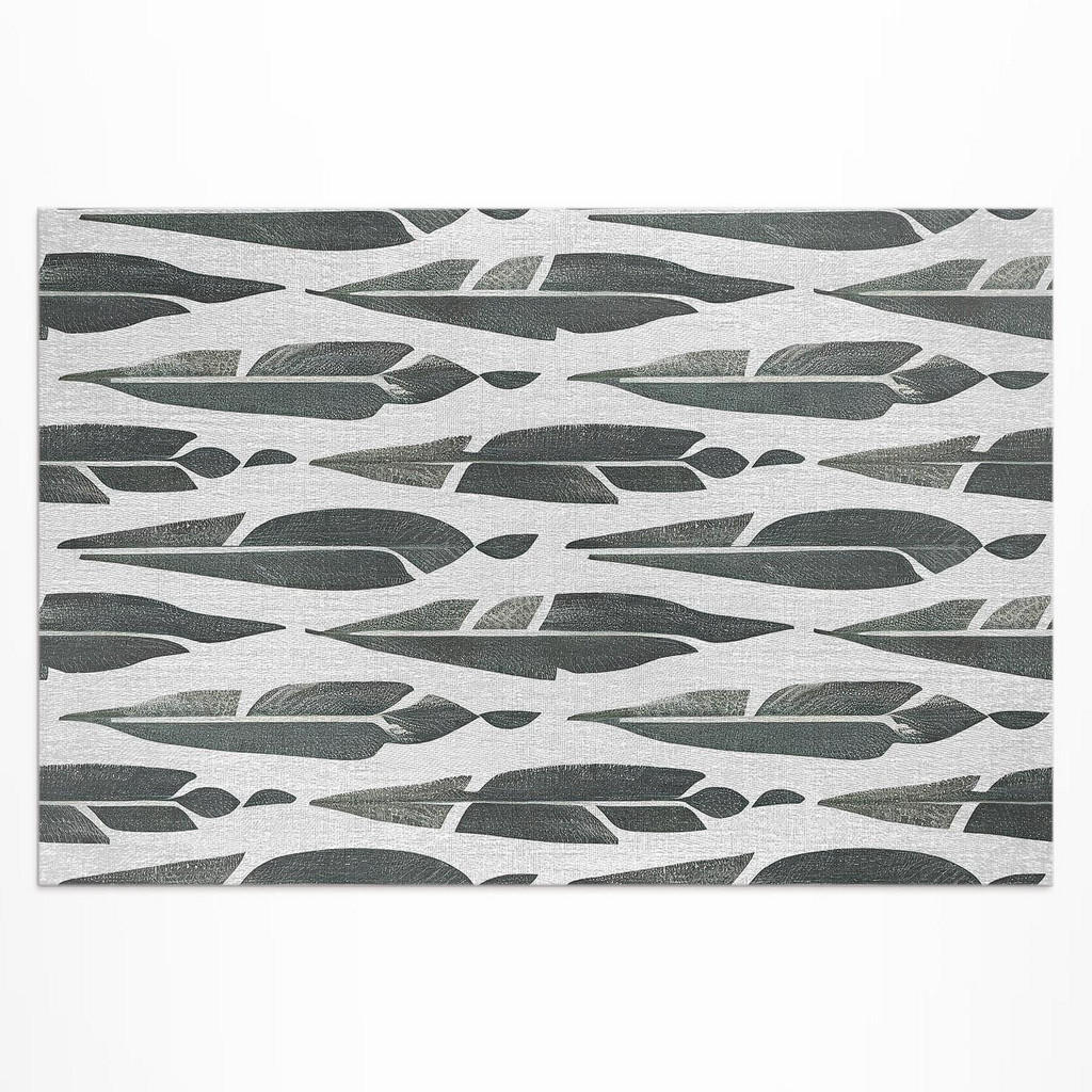 Wallfluent Teppich, Graphit, Kunststoff, 60x90 cm, Teppiche & Böden, Teppiche, Moderne Teppiche von Wallfluent