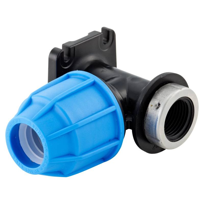 LUX-TOOLS Wandanschluss für PE-Rohre Ø 20 mm x 18,6 mm (Rp 1/2 Zoll) von LUX-TOOLS