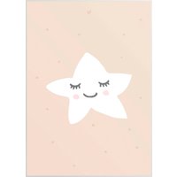 Reinders Wandbild "Slim Frame White 50x70 Sleeping Star" von Reinders!